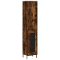 Highboard Räuchereiche 34,5x34x180 cm Holzwerkstoff Highboard Räuchereiche 34,5x34x180 cm Holzwerkstoff