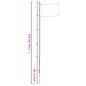 vidaXL Flagge der Ukraine und Mast 6,23 m Aluminium vidaXL Flagge der Ukraine und Mast 6,23 m Aluminium