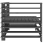 vidaXL Garten-Ecksofa Grau Massivholz Kiefer vidaXL Garten-Ecksofa Grau Massivholz Kiefer