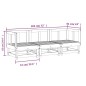 vidaXL 3-tlg. Garten-Lounge-Set Honigbraun Massivholz Kiefer vidaXL 3-tlg. Garten-Lounge-Set Honigbraun Massivholz Kiefer