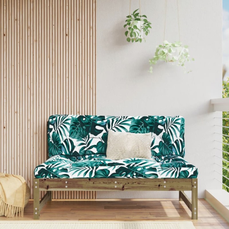 vidaXL Garten-Mittelsofa 120x80 cm Kiefernholz Imprägniert vidaXL Garten-Mittelsofa 120x80 cm Kiefernholz Imprägniert