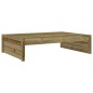 vidaXL Gartenhocker 120x80 cm Kiefernholz Imprägniert vidaXL Gartenhocker 120x80 cm Kiefernholz Imprägniert