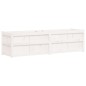 vidaXL Pflanzkübel Weiß 180x50x50 cm Massivholz Kiefer vidaXL Pflanzkübel Weiß 180x50x50 cm Massivholz Kiefer