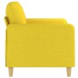 vidaXL 2-Sitzer-Sofa Hellgelb 120 cm Stoff vidaXL 2-Sitzer-Sofa Hellgelb 120 cm Stoff
