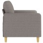 vidaXL 2-Sitzer-Sofa Taupe 120 cm Stoff vidaXL 2-Sitzer-Sofa Taupe 120 cm Stoff