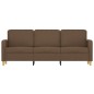vidaXL 3-Sitzer-Sofa Braun 180 cm Stoff vidaXL 3-Sitzer-Sofa Braun 180 cm Stoff