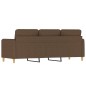 vidaXL 3-Sitzer-Sofa Braun 180 cm Stoff vidaXL 3-Sitzer-Sofa Braun 180 cm Stoff