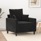 vidaXL Sessel Schwarz 60 cm Samt vidaXL Sessel Schwarz 60 cm Samt