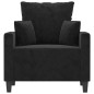 vidaXL Sessel Schwarz 60 cm Samt vidaXL Sessel Schwarz 60 cm Samt