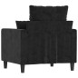 vidaXL Sessel Schwarz 60 cm Samt vidaXL Sessel Schwarz 60 cm Samt
