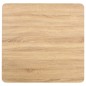 vidaXL Bistrotisch Hellbraun 80x80 cm MDF vidaXL Bistrotisch Hellbraun 80x80 cm MDF