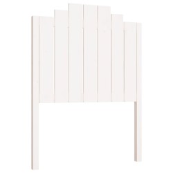 vidaXL Kopfteil Weiß 81x4x110 cm Massivholz Kiefer