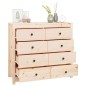 vidaXL Beistellschrank 100x40x90 cm Massivholz Kiefer vidaXL Beistellschrank 100x40x90 cm Massivholz Kiefer