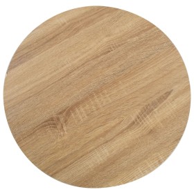 vidaXL Bistrotisch Hellbraun 80 cm MDF