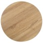 vidaXL Bistrotisch Hellbraun 80 cm MDF vidaXL Bistrotisch Hellbraun 80 cm MDF