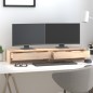 vidaXL Monitorständer 100x27x15 cm Massivholz Kiefer vidaXL Monitorständer 100x27x15 cm Massivholz Kiefer