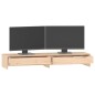 vidaXL Monitorständer 100x27x15 cm Massivholz Kiefer vidaXL Monitorständer 100x27x15 cm Massivholz Kiefer