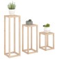 vidaXL 3-tlg. Pflanzenständer-Set Massivholz Kiefer vidaXL 3-tlg. Pflanzenständer-Set Massivholz Kiefer