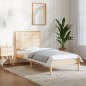 vidaXL Massivholzbett 75x190 cm vidaXL Massivholzbett 75x190 cm