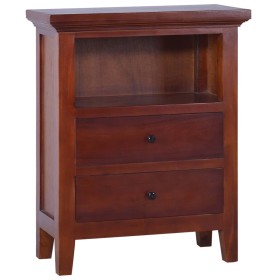 vidaXL Beistellschrank Klassisch Braun 60x30x75cm Massivholz Mahagoni 