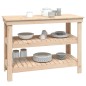 vidaXL Werkbank 110,5x50x80 cm Massivholz Kiefer vidaXL Werkbank 110,5x50x80 cm Massivholz Kiefer