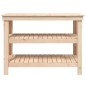 vidaXL Werkbank 110,5x50x80 cm Massivholz Kiefer vidaXL Werkbank 110,5x50x80 cm Massivholz Kiefer