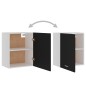 vidaXL Hängeschrank Schwarz 50x31x60 cm Holzwerkstoff vidaXL Hängeschrank Schwarz 50x31x60 cm Holzwerkstoff