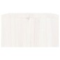 vidaXL Monitorständer Weiß 100x27x15 cm Massivholz Kiefer vidaXL Monitorständer Weiß 100x27x15 cm Massivholz Kiefer