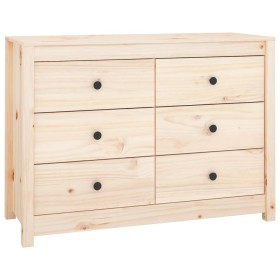 vidaXL Beistellschrank 100x40x72 cm Massivholz Kiefer