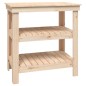 vidaXL Werkbank 78,5x50x80 cm Massivholz Kiefer vidaXL Werkbank 78,5x50x80 cm Massivholz Kiefer