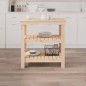 vidaXL Werkbank 78,5x50x80 cm Massivholz Kiefer vidaXL Werkbank 78,5x50x80 cm Massivholz Kiefer