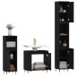 vidaXL 3-tlg. Badmöbel-Set Schwarz Holzwerkstoff vidaXL 3-tlg. Badmöbel-Set Schwarz Holzwerkstoff
