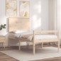 vidaXL Seniorenbett mit Kopfteil Massivholz vidaXL Seniorenbett mit Kopfteil Massivholz