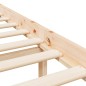 vidaXL Seniorenbett mit Kopfteil Massivholz vidaXL Seniorenbett mit Kopfteil Massivholz