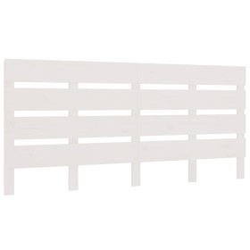 vidaXL Kopfteil Weiß 180x3x80 cm Massivholz Kiefer