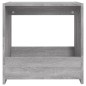 vidaXL Beistelltisch Grau Sonoma 50x26x50 cm Holzwerkstoff vidaXL Beistelltisch Grau Sonoma 50x26x50 cm Holzwerkstoff