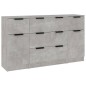 vidaXL 3-tlg. Sideboard-Set Betongrau Holzwerkstoff vidaXL 3-tlg. Sideboard-Set Betongrau Holzwerkstoff