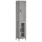 Highboard Grau Sonoma 34,5x34x180 cm Holzwerkstoff Highboard Grau Sonoma 34,5x34x180 cm Holzwerkstoff