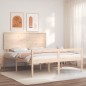 vidaXL Seniorenbett mit Kopfteil Kingsize Massivholz vidaXL Seniorenbett mit Kopfteil Kingsize Massivholz