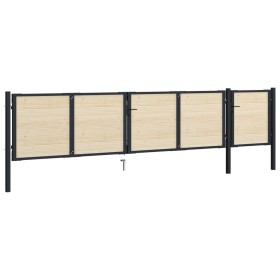 vidaXL Zaunlatten 65 Stk. Massivholz Fichte 
