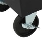 vidaXL Werkstattwagen mit 5 Schubladen Schwarz 69x33x77 cm Stahl vidaXL Werkstattwagen mit 5 Schubladen Schwarz 69x33x77 cm Stahl