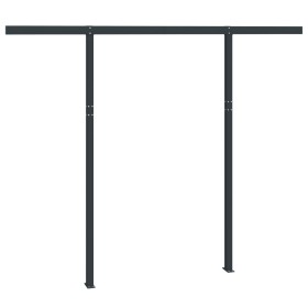 vidaXL Stützen für Markisen Anthrazit 300x245 cm Eisen 