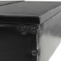 vidaXL Couchtisch mit Rollen Schwarz 110x52x43 cm Holzwerkstoff vidaXL Couchtisch mit Rollen Schwarz 110x52x43 cm Holzwerkstoff