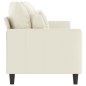 vidaXL 3-Sitzer-Sofa Creme 180 cm Samt vidaXL 3-Sitzer-Sofa Creme 180 cm Samt