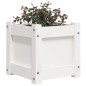 vidaXL Pflanzkübel Weiß 31x31x31 cm Massivholz Kiefer vidaXL Pflanzkübel Weiß 31x31x31 cm Massivholz Kiefer