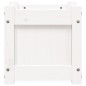 vidaXL Pflanzkübel Weiß 31x31x31 cm Massivholz Kiefer vidaXL Pflanzkübel Weiß 31x31x31 cm Massivholz Kiefer