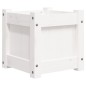 vidaXL Pflanzkübel Weiß 31x31x31 cm Massivholz Kiefer vidaXL Pflanzkübel Weiß 31x31x31 cm Massivholz Kiefer