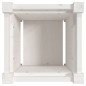 vidaXL Pflanzkübel Weiß 31x31x31 cm Massivholz Kiefer vidaXL Pflanzkübel Weiß 31x31x31 cm Massivholz Kiefer