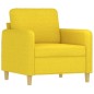 vidaXL Sessel Hellgelb 60 cm Stoff vidaXL Sessel Hellgelb 60 cm Stoff