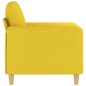 vidaXL Sessel Hellgelb 60 cm Stoff vidaXL Sessel Hellgelb 60 cm Stoff